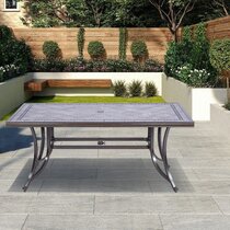 foldable wood patio table