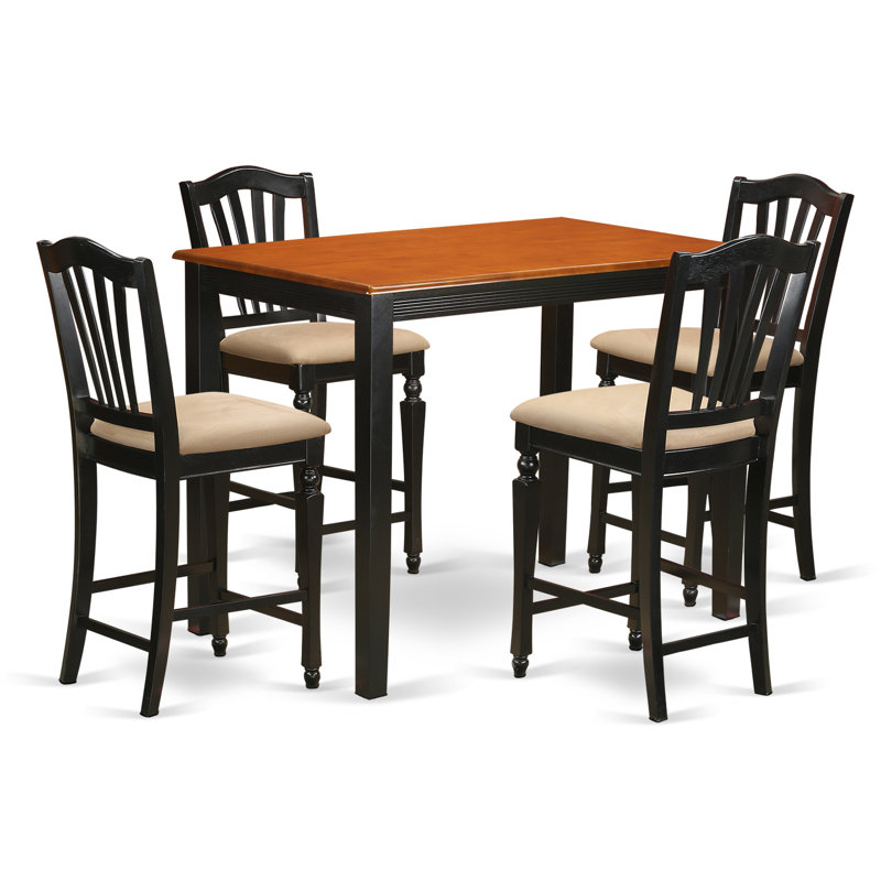 East West Yarmouth 5 Piece Counter Height Pub Table Set Wayfair