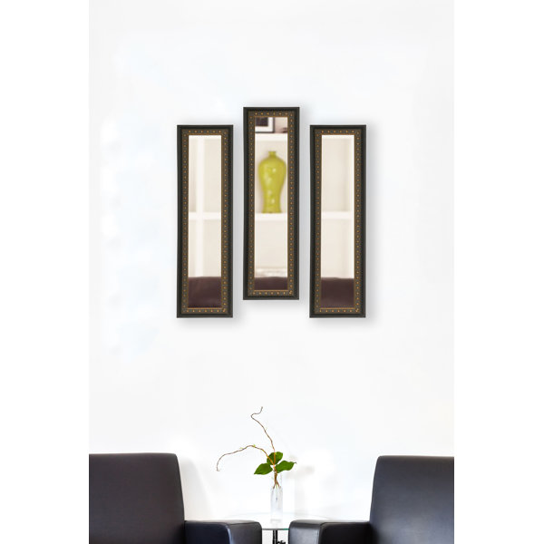 Astoria Grand 3 Piece Derrell Panel Traditional Venetian Mirror Set Wayfair