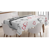 East Urban Home Ambesonne Eiffel Tower Tablecloth, Eiffel ...