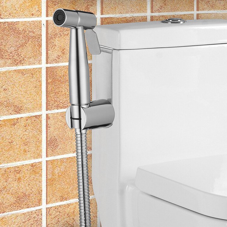 Solid Brass Handheld Bidet Spray Shower Head Toilet Shattaf Hose Bathroom Kit 
