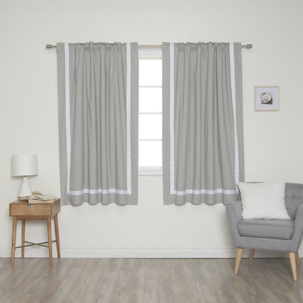 Ribbon Trim Curtains Wayfair
