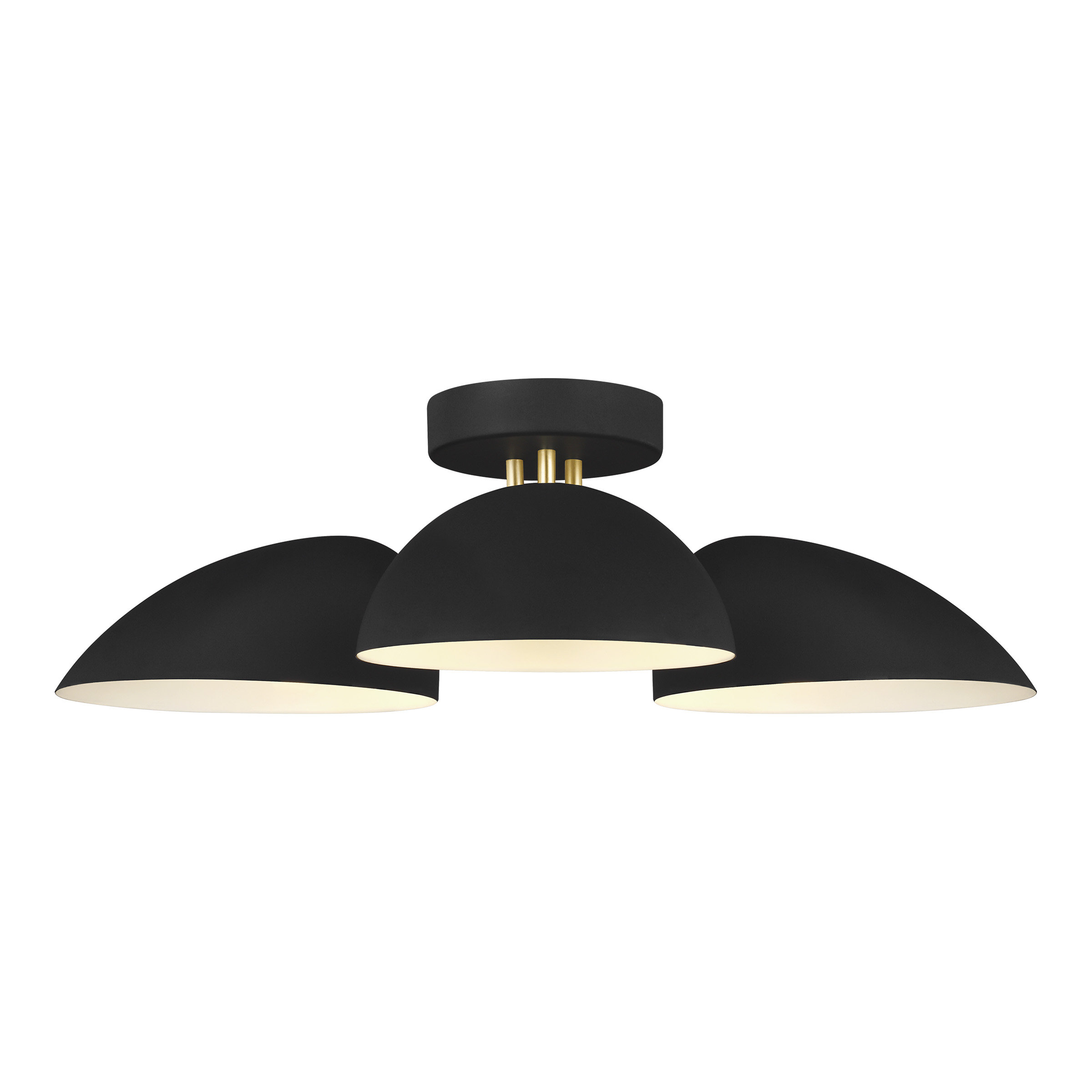 24 inch semi flush mount ceiling light