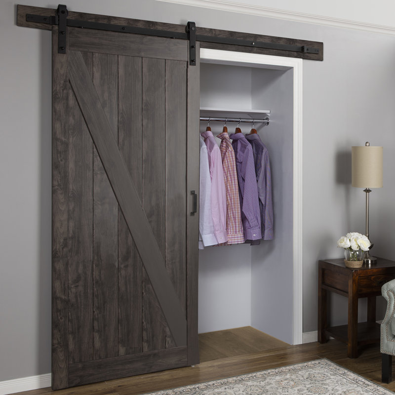 Erias Home Designs Paneled Manufactured Wood Finish Cheval Barn