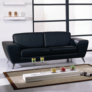 Extra Firm Leather Sofa Wayfair Quickview