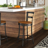 Mack 24 Swivel Bar Stool (Set of 2) by Union Rustic