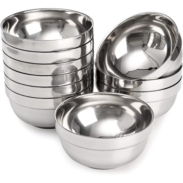 Hand Painted Stainless Steel Small Bowl/Katori Set Soup|Vegetable|Desert Serving 