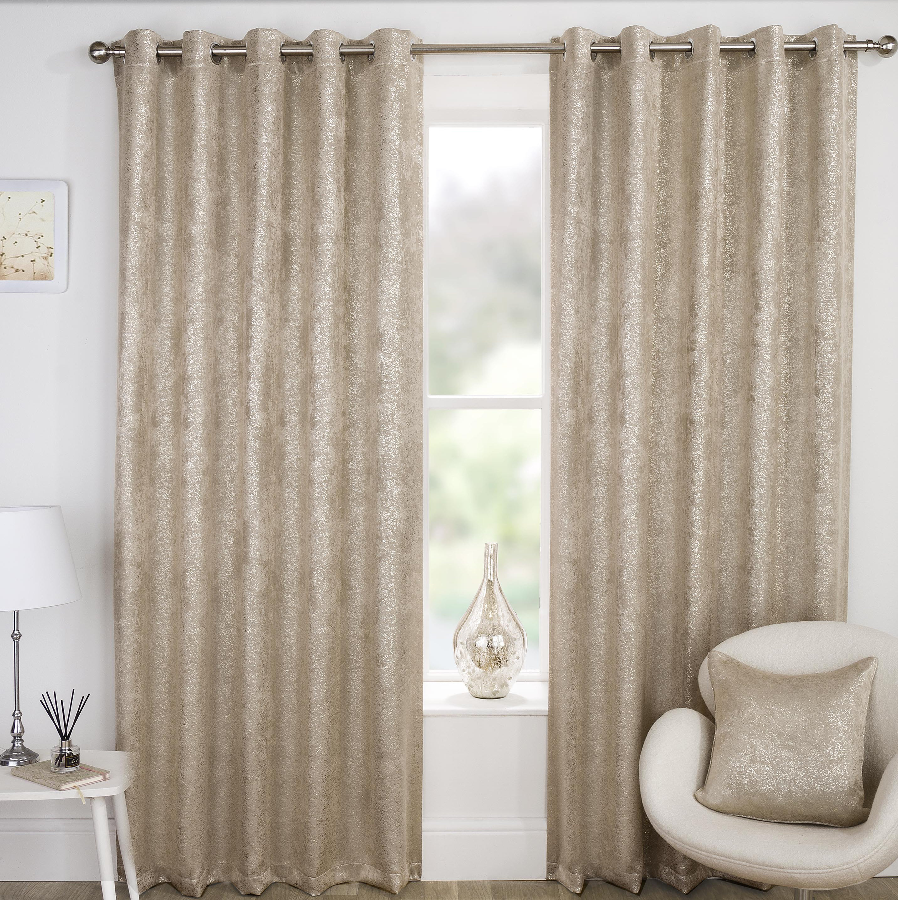 Rosdorf Park Desiree Eyelet Blackout Curtains Reviews Wayfair Co Uk