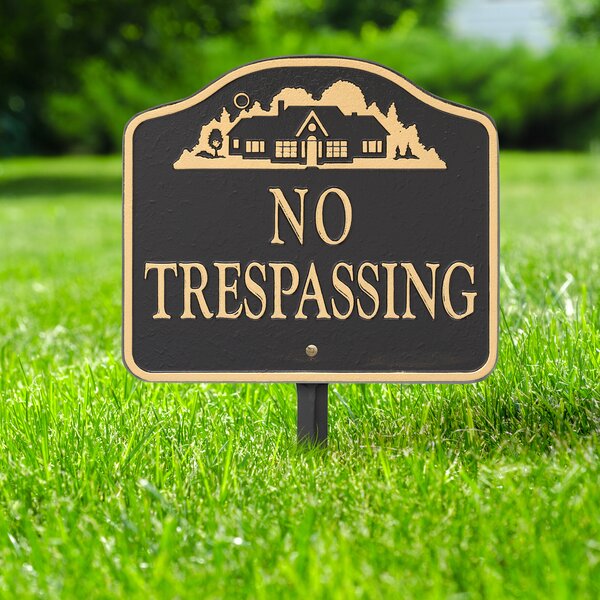 No Trespassing 8x12 metal sign  / WALK THE PLANK Pirates ONLY