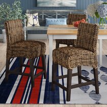 wayfair rattan bar stools