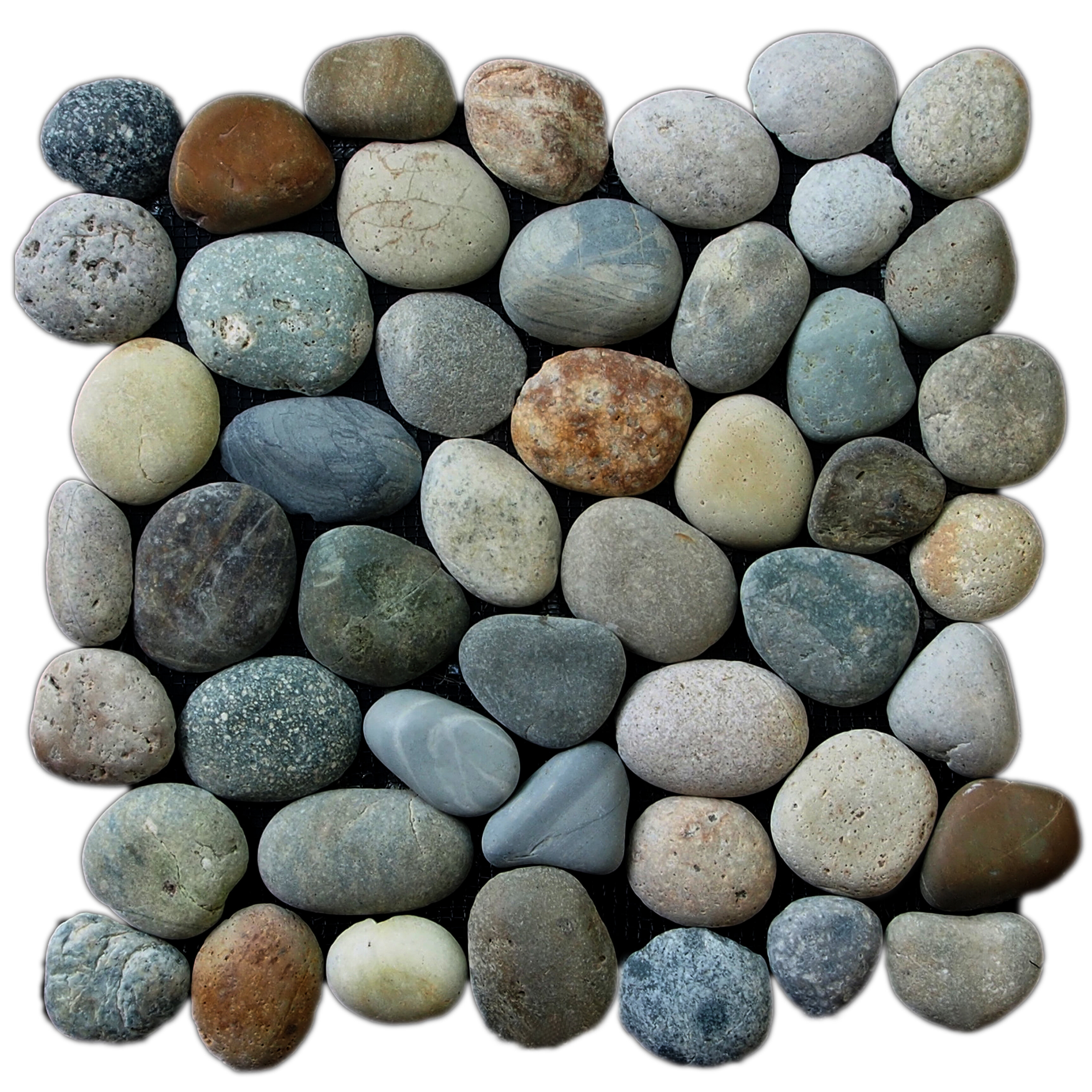 Pebble Tile Classic Random Sized Natural Stone Mosaic Tile