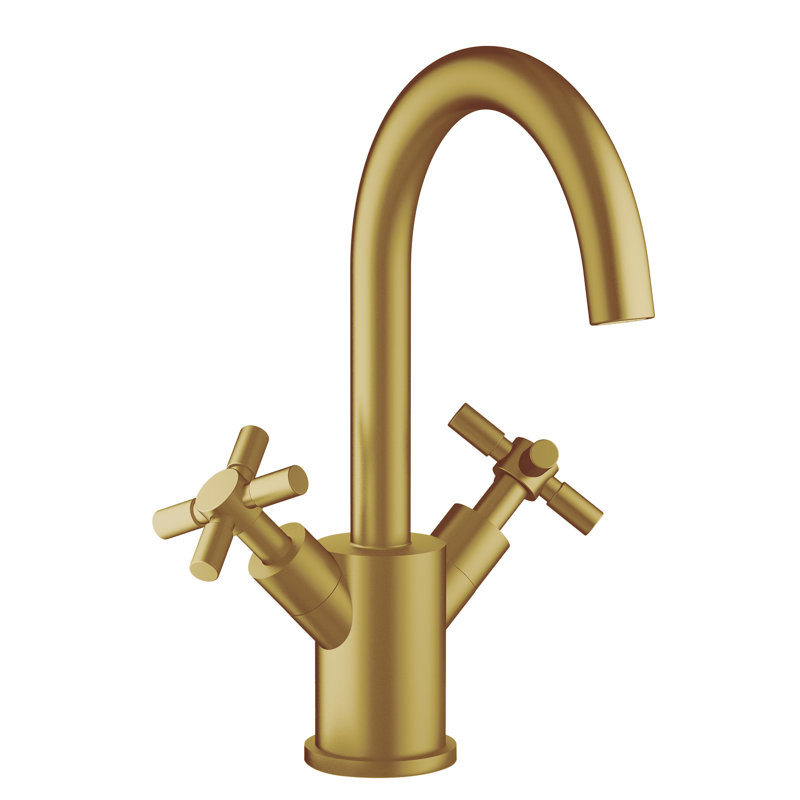 Ancona Prima Double Cross Handle Single Hole Bathroom Faucet Reviews Wayfair