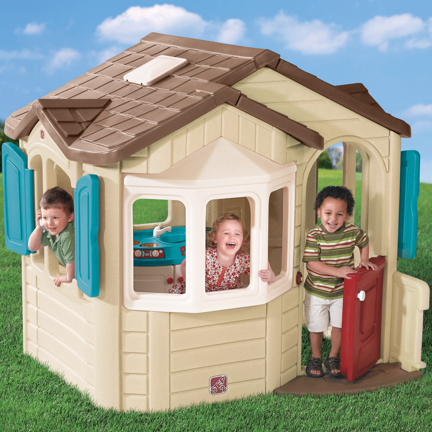 Naturally Playful Welcome Home 43 X 49 Playhouse 