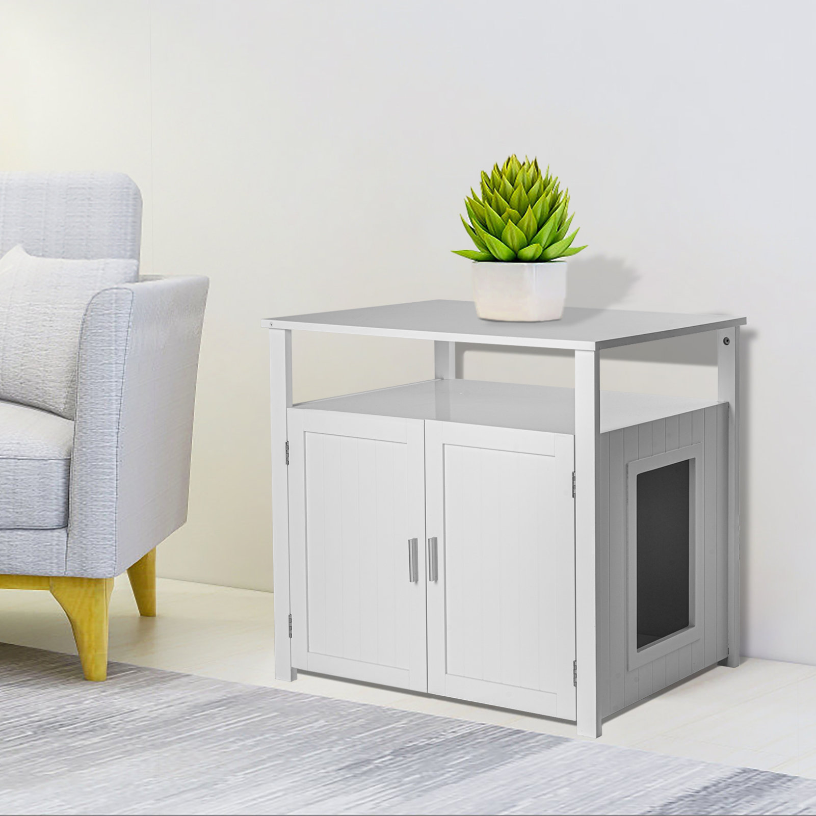 Vagowin Litter Box Enclosure Wayfair