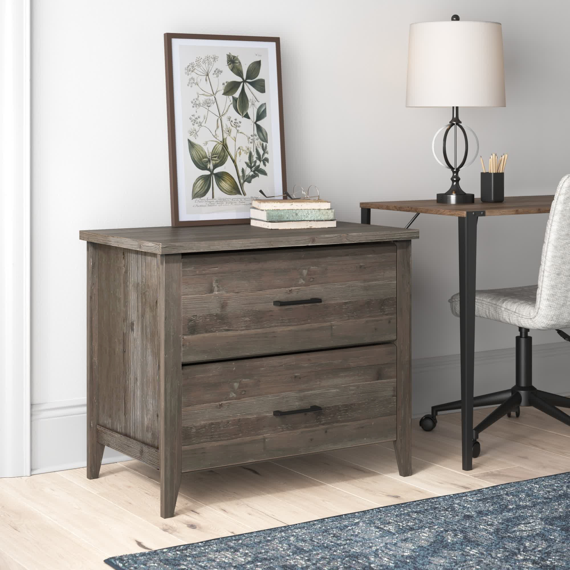 Laurel Foundry Modern Farmhouse Ferebee 33.85'' Wide 2 -Drawer Lateral Filing  Cabinet & Reviews | Wayfair