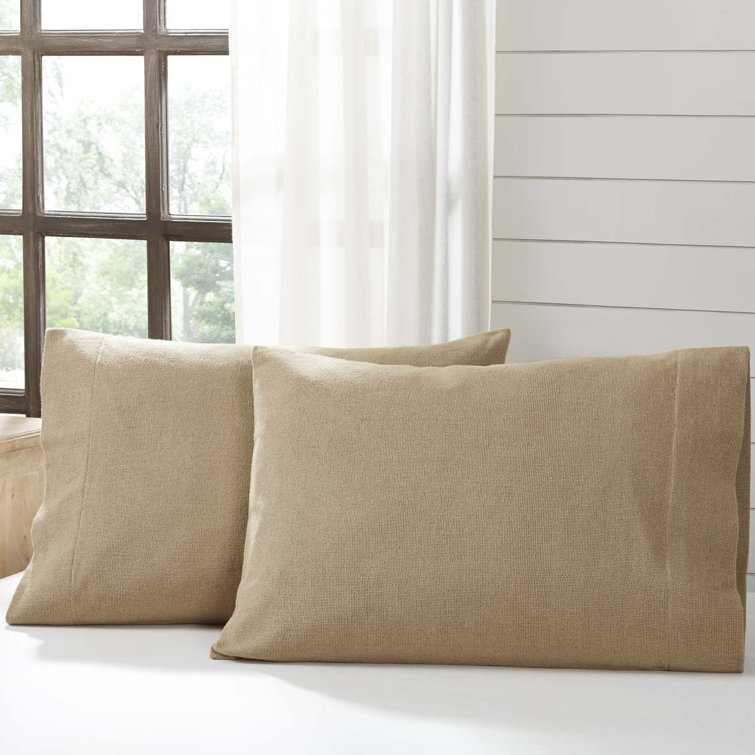 burlap pillow cases