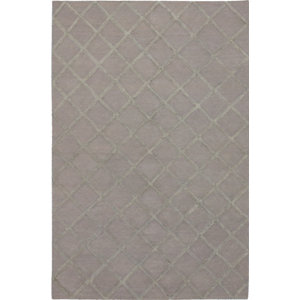 Bonhill Transitional Flat Woven Kilim Gray Area Rug