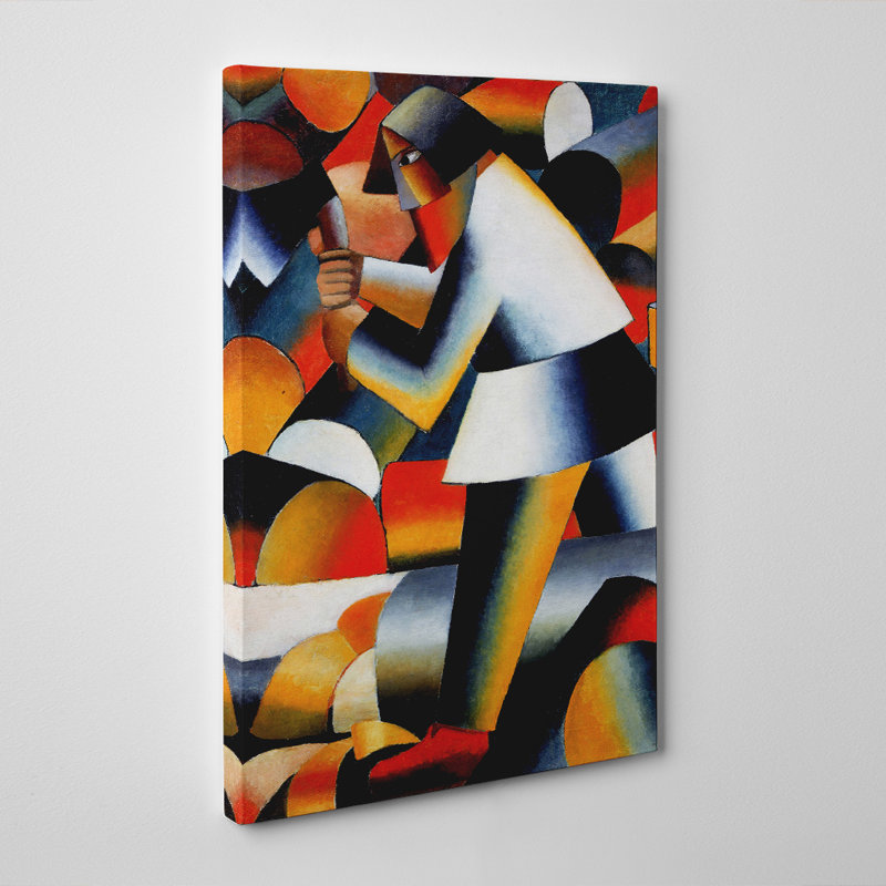 East Urban Home The Woodcutter By Kazimir Malevich Painting