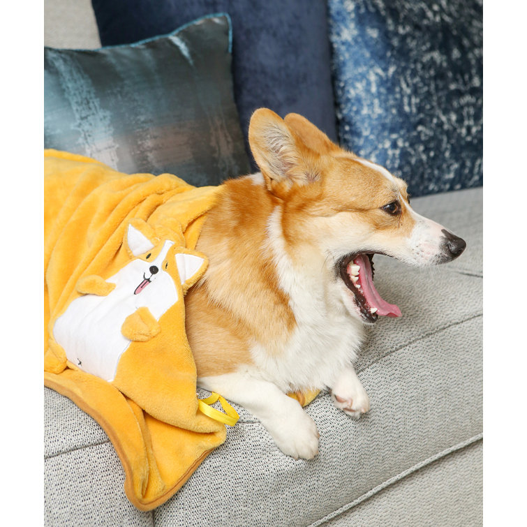 corgi throw blanket