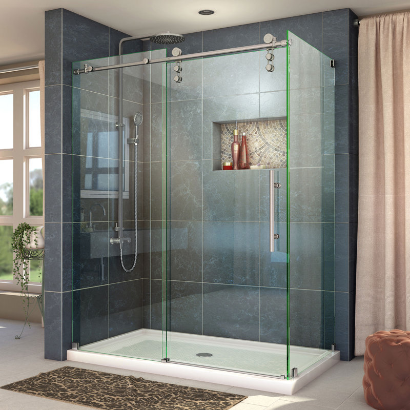 Dreamline Enigma Z 60 38 X 76 Single Sliding Frameless Shower