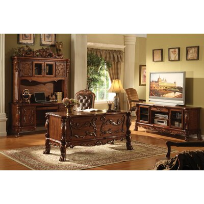 Mallett Office Desk With Hutch Astoria Grand