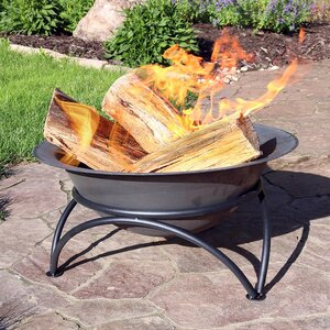 Wood-Burning Cast Iron Fire Pit