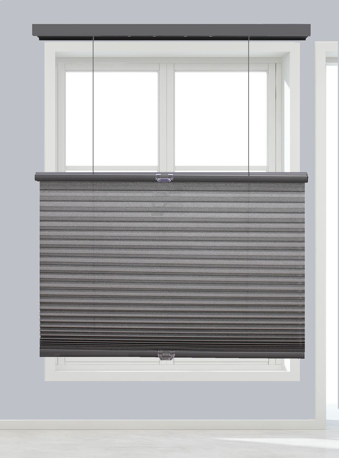 Linen Avenue Cordless Top Down Bottom Up Light Filtering Cellular Shade