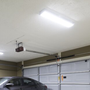US LED Utility 88W 4'F Garage Work Shop Light WireGuard Ceiling Fixture Daylight 