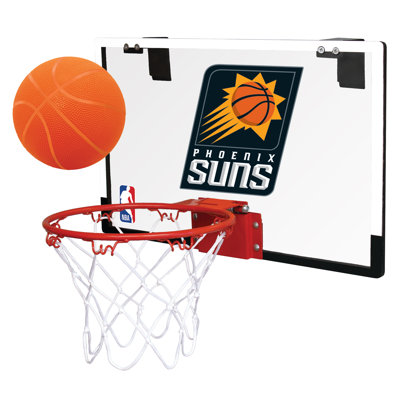 NBA Game on Basketball Hoop Set Rawlings NBA Team Phoenix Suns