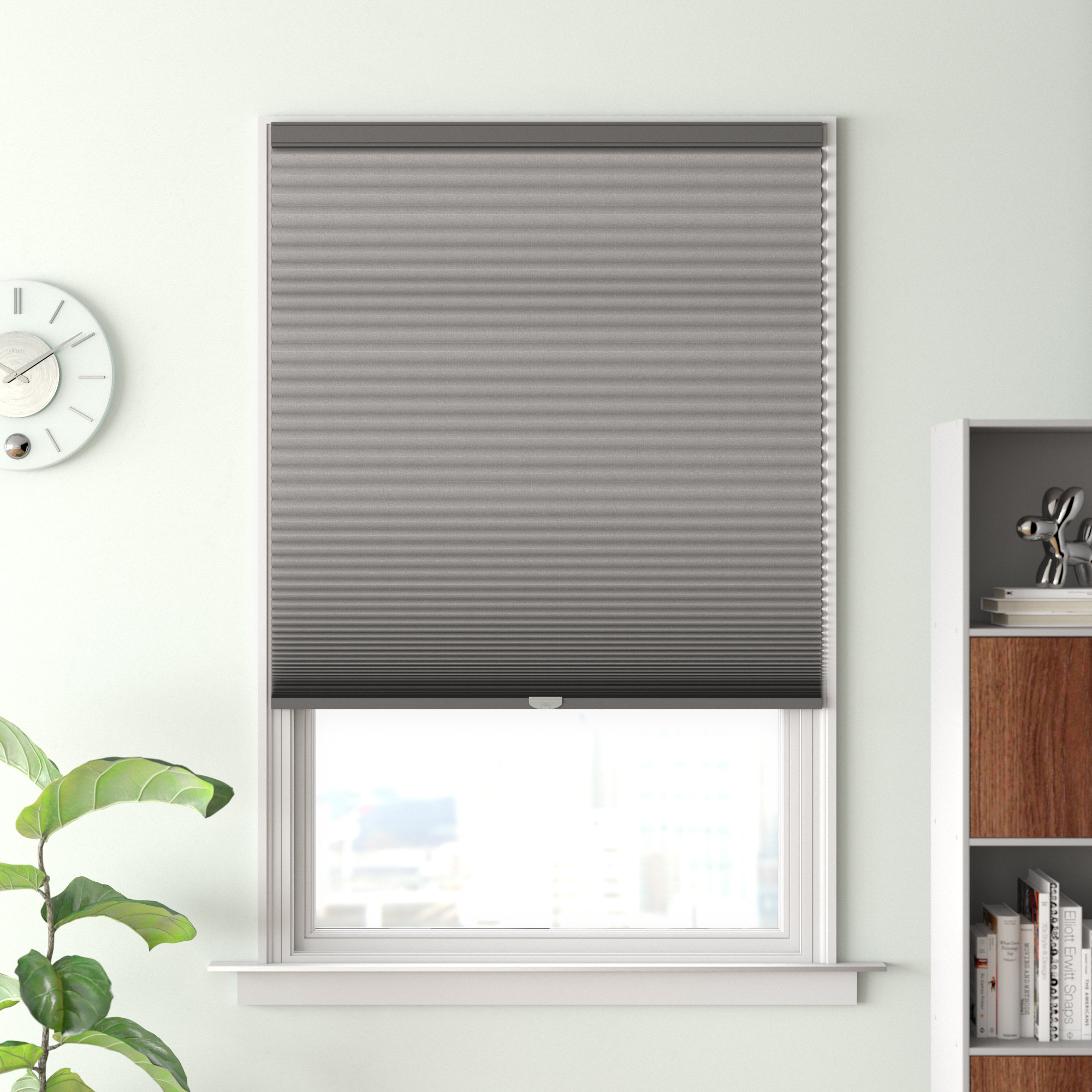 Latitude Run® Custom Made Cordless Privacy Light Filtering Inside Mount