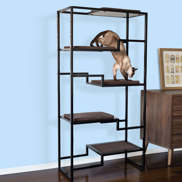 bookcase cat tree