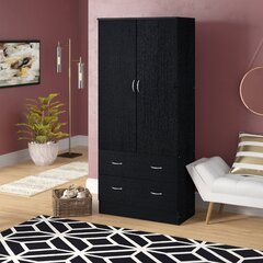 Double Hanging Wardrobe Closet Wayfair