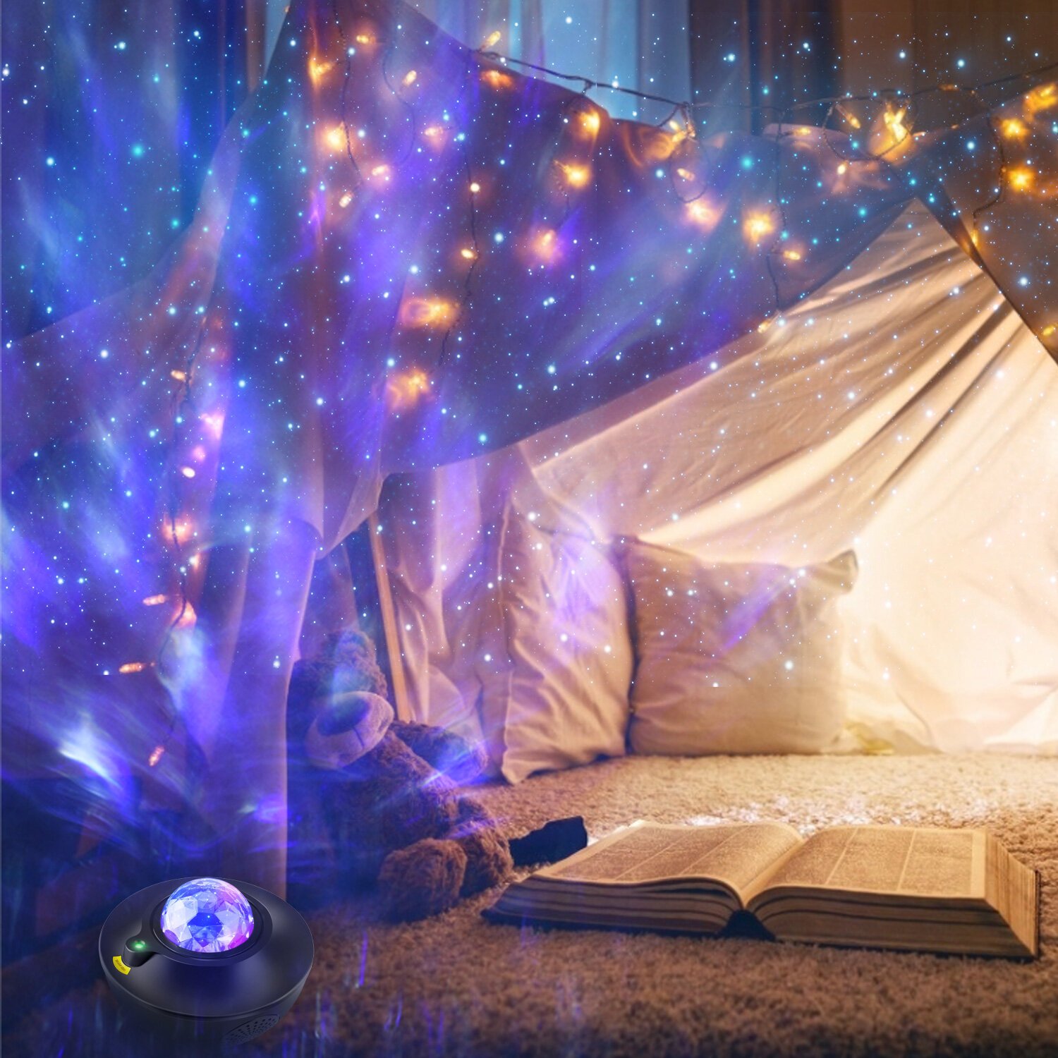 Minimalist LED sky projector star light nebula projector children night light 