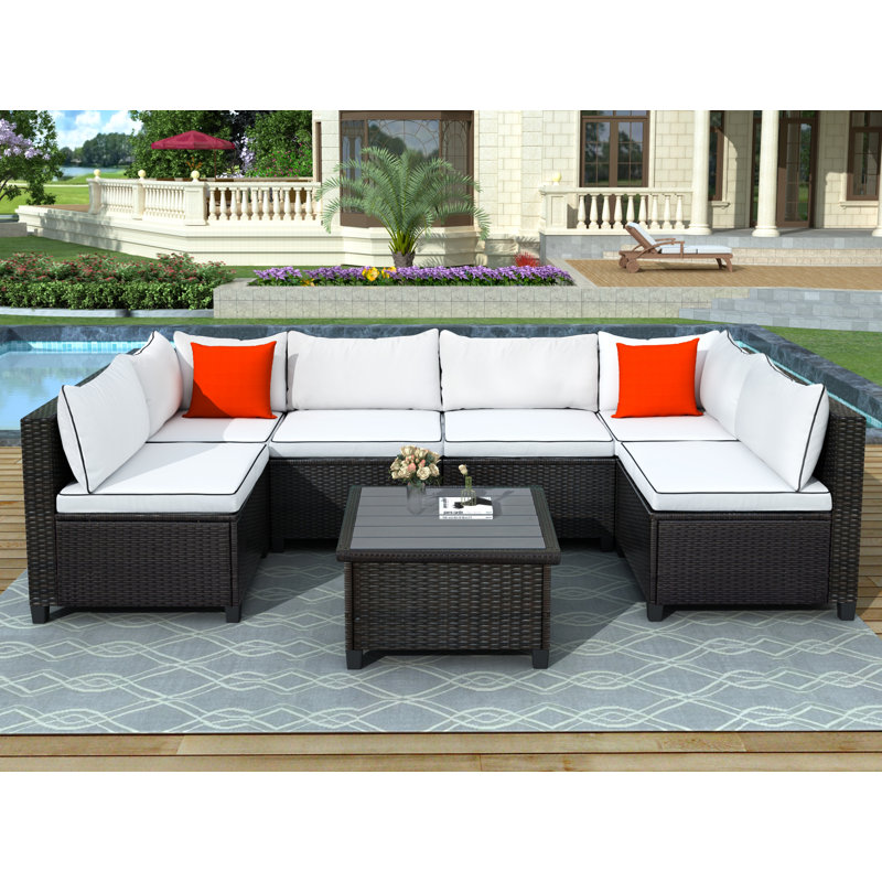 wayfair merton 7 piece sectional