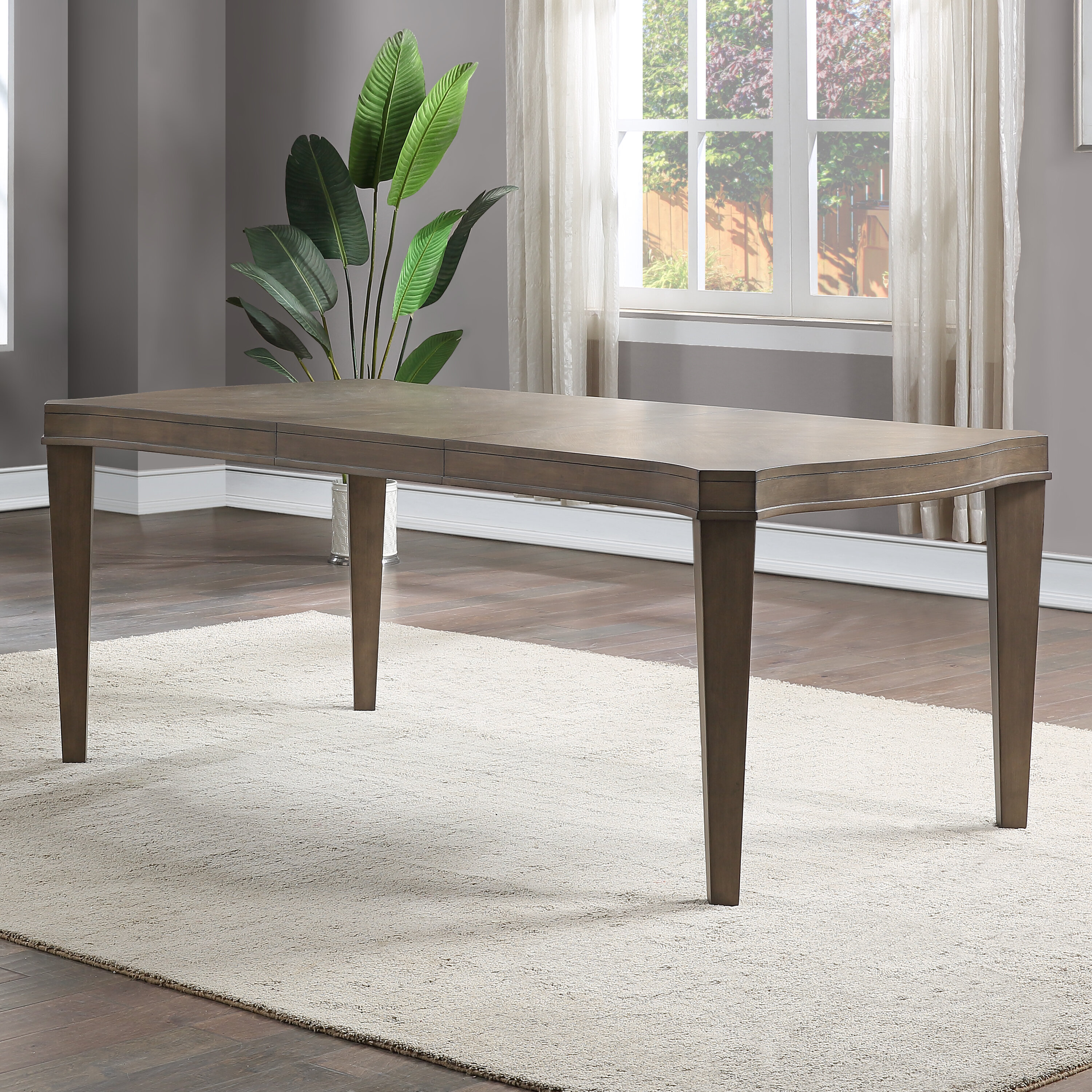 bordeaux expandable dining table