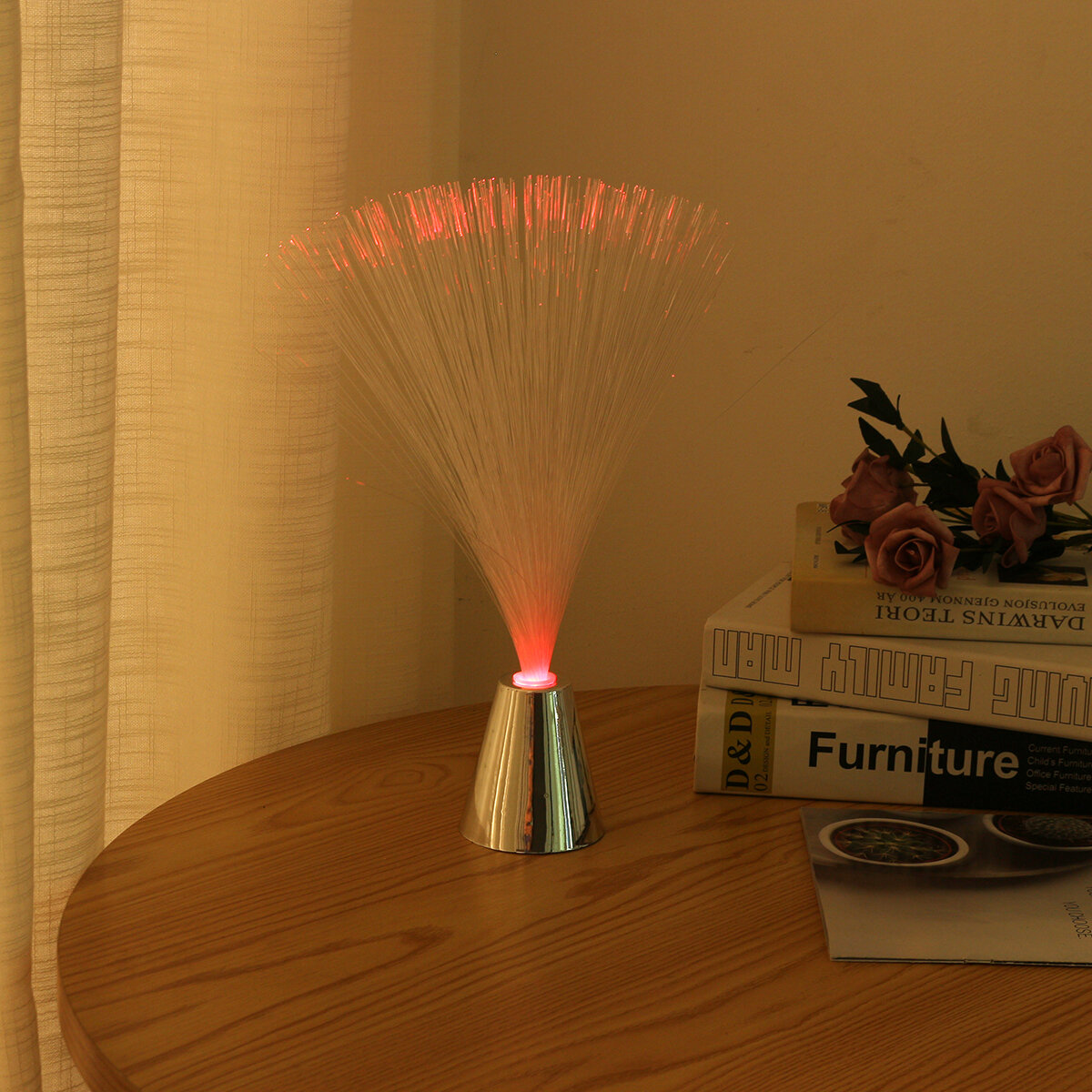 fiber optic table light