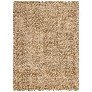 Claudette Fiber Hand-Woven Natural Area Rug