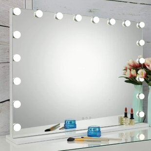 gerald beveled frameless lighted vanity mirror