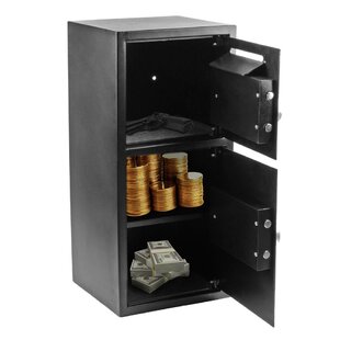 Details about   Metal Lock Safety Box Folding Handle Secure Compact Locking Cash Storage 12" NEW 