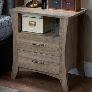 Colt 2 Drawer Nightstand