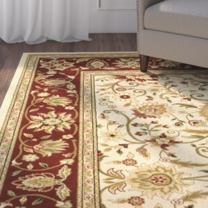 Ottis Ivory/Red Rug