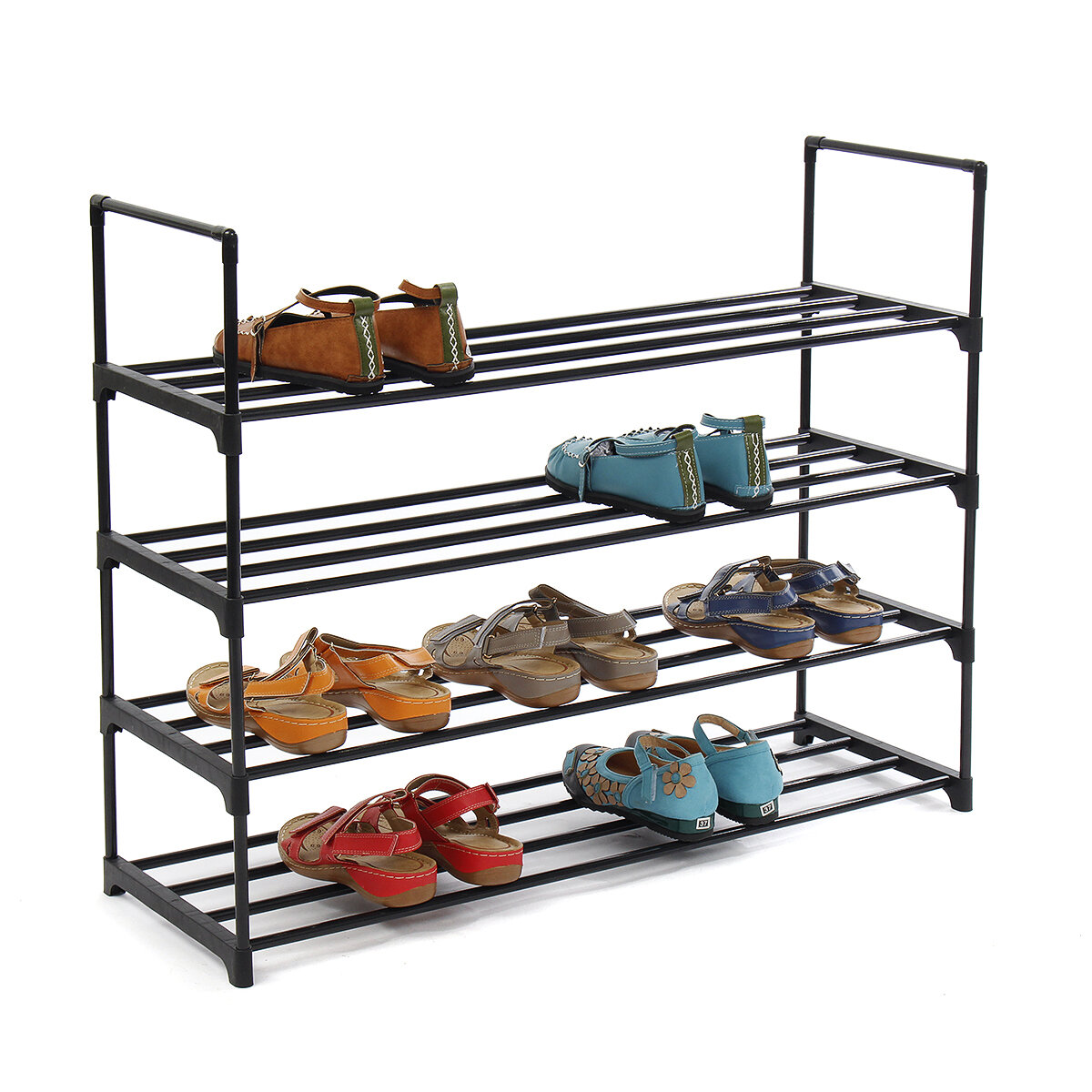 Rebrilliant 16 Pair Stackable Shoe Rack Wayfair