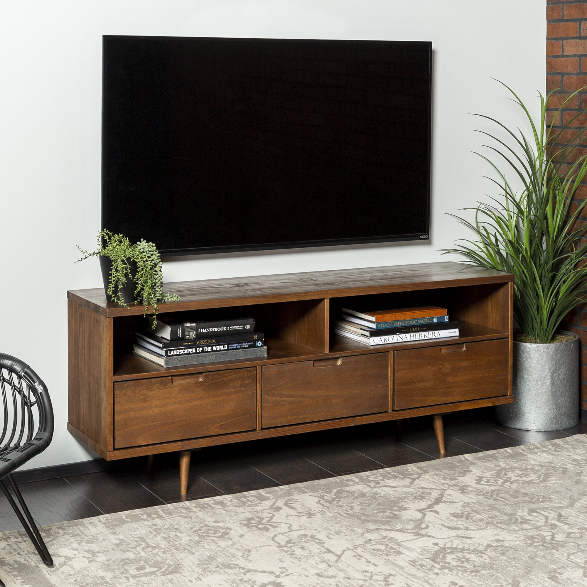 George Oliver Gervais Tv Stand For Tvs Up To 65 Reviews Wayfair George Oliver Gervais Tv Stand For Tvs