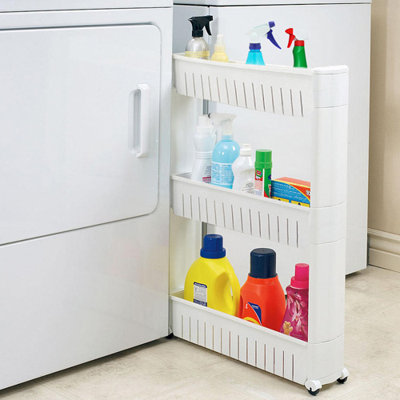Nadell Sliding Storage Organizer Rack Rebrilliant