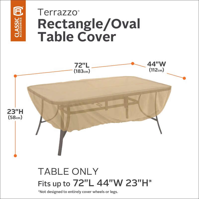 Terrazzo Water Resistant Patio Table Cover Reviews Allmodern