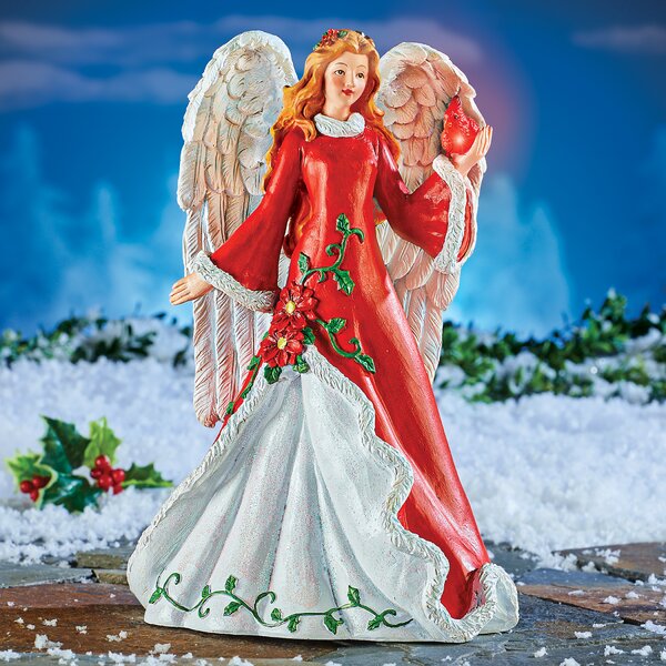 Solar Lighted Angel by Eternal Light Memorial Decoration Statue for Your Loved One Powered By Gods Sunlight