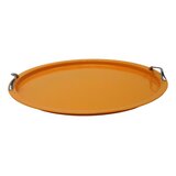 orange decorative tray