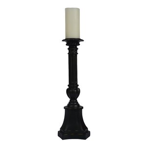 Monticello Candlestick with LED Candle