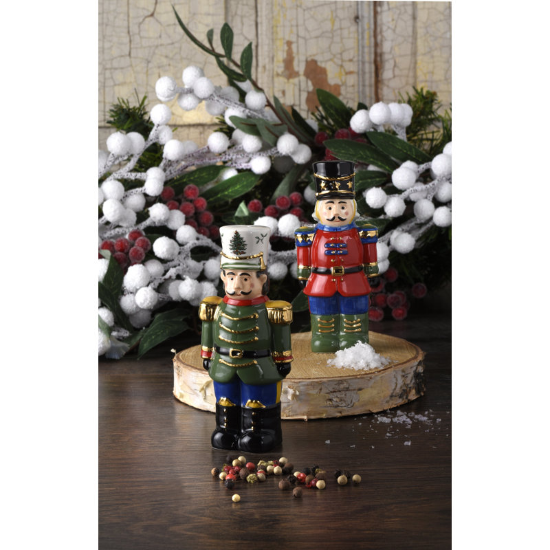 Spode Christmas Tree Nutcracker Salt Pepper Shaker Set Reviews