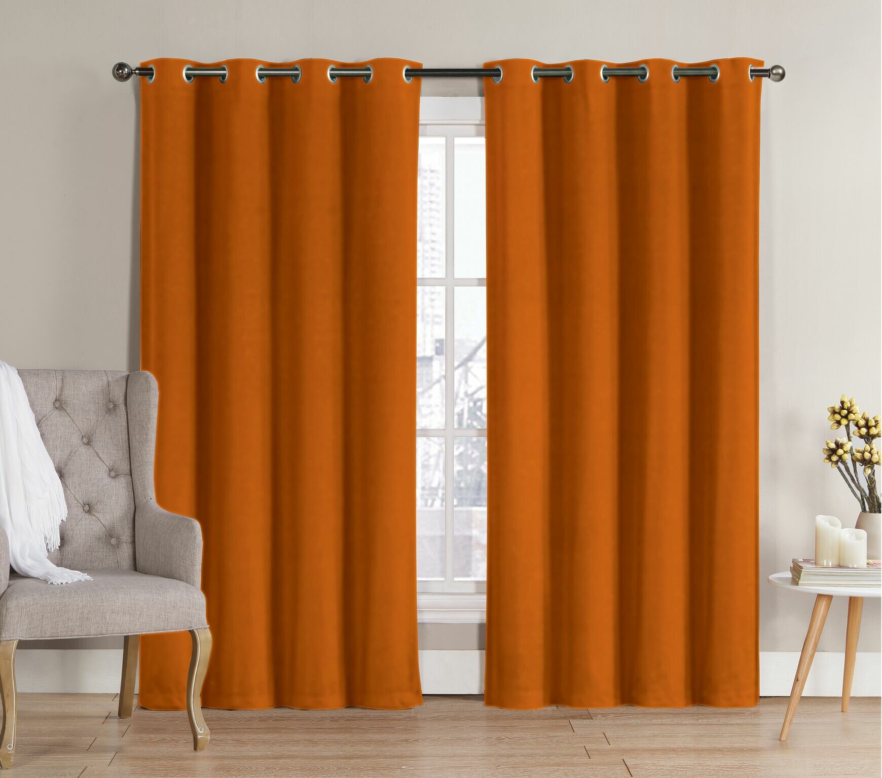 96 inch grommet blackout curtains